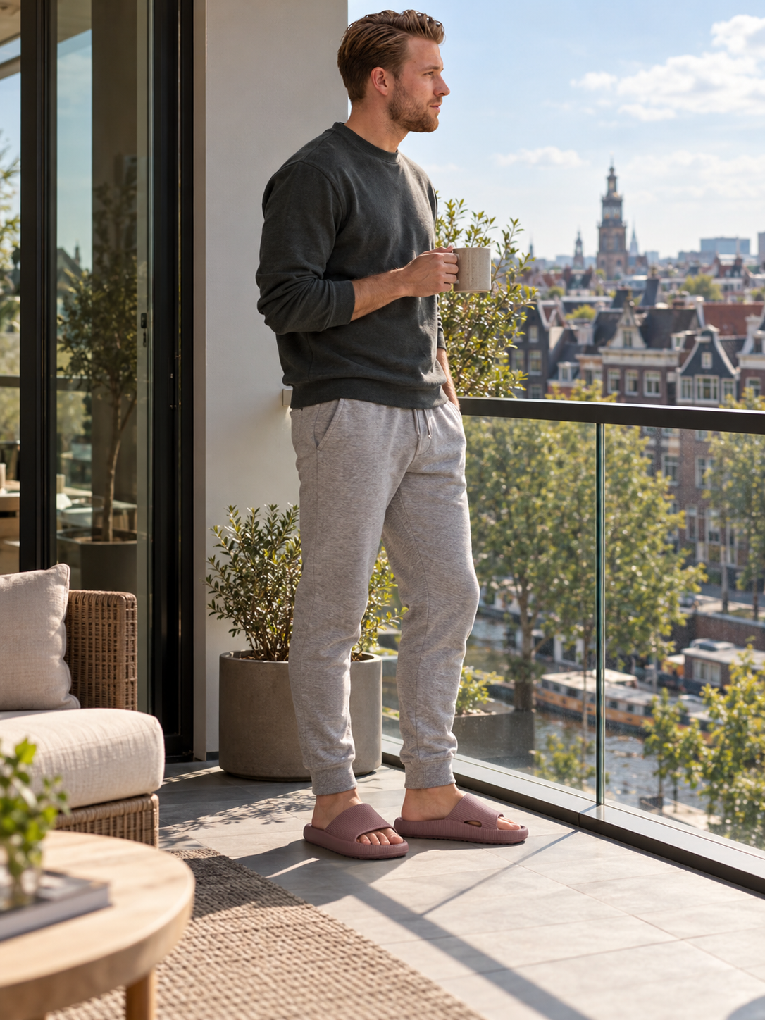 Arch Support Slippers – Burgundi