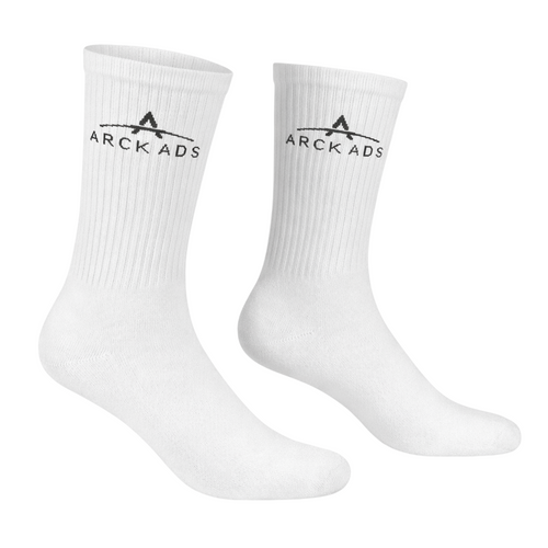 above ankle white crew socks