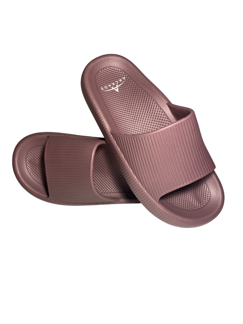Arch Support Slippers – Burgundi
